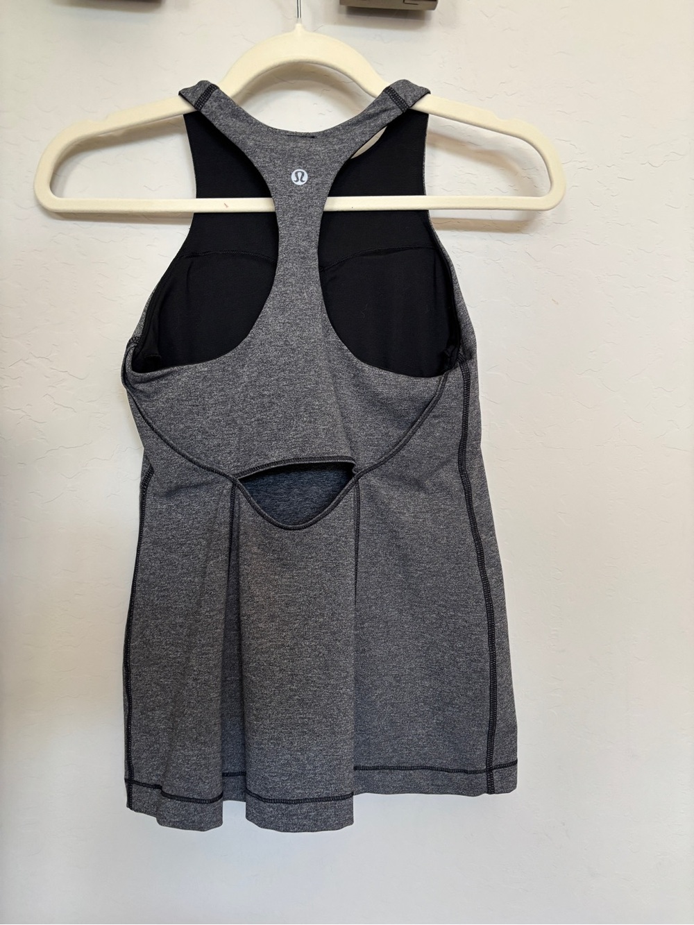 lululemon athletica Grey Heather Athletic Tank